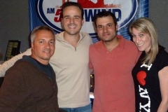 Carl, Sal Becovic, Kevin Abud and Lisa